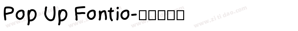 Pop Up Fontio字体转换